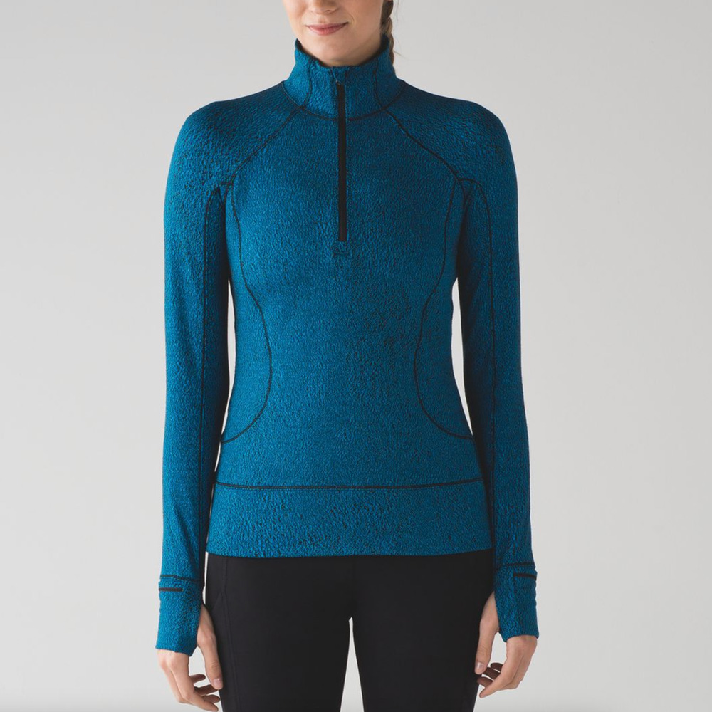 Lululemon Athletica Teal Long Sleeve Top